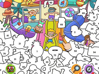 【去广告版】贴纸拼图贴纸书：数字填色Sticker Book: Color By Number【休闲益智】